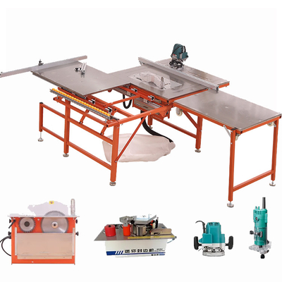 Heavy Duty Sliding Table Saw 250mm Untuk Woodworking Dan Pertukangan