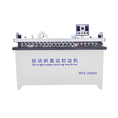 220V / 50Hz Woodworking Edge Bander Dari 18 Sampai 25mm Dengan Kecepatan Pemotong 7000r / Min